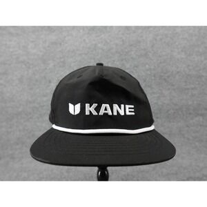Kane Footwear Rope Hat Mens Black Snapback Style‎ 4000 OS Embroidered Logo